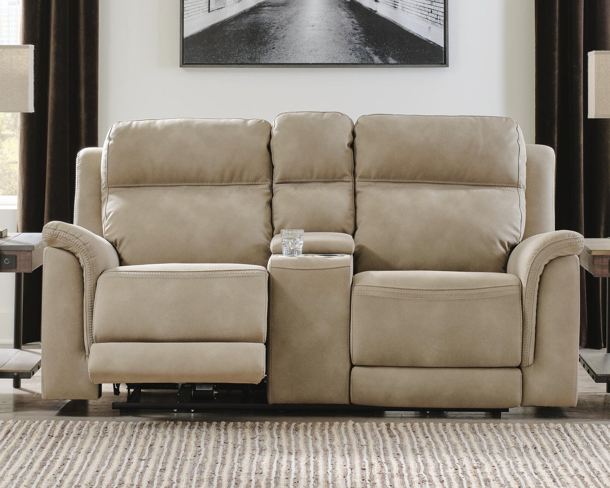 Next-Gen Durapella Power Reclining Loveseat and Power Recliner