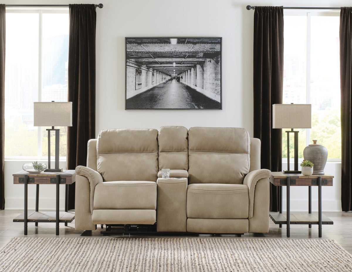 Next-Gen Durapella Power Reclining Loveseat and Power Recliner
