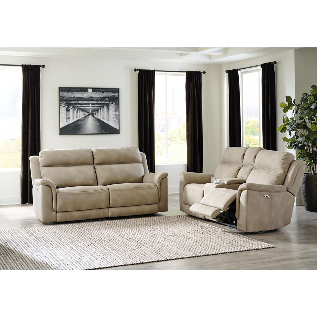 Next-Gen Durapella Power Reclining Sofa and Loveseat — Sand Set U1 Signature Design by Ashley® Uncategorized