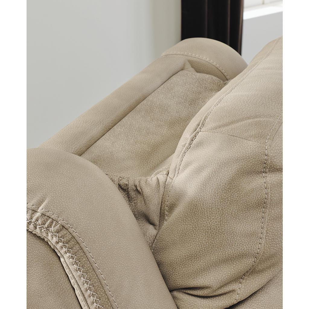 Next-Gen Durapella Console Loveseat — Sand 76-Inch Power Pair Signature Design by Ashley® Furniture