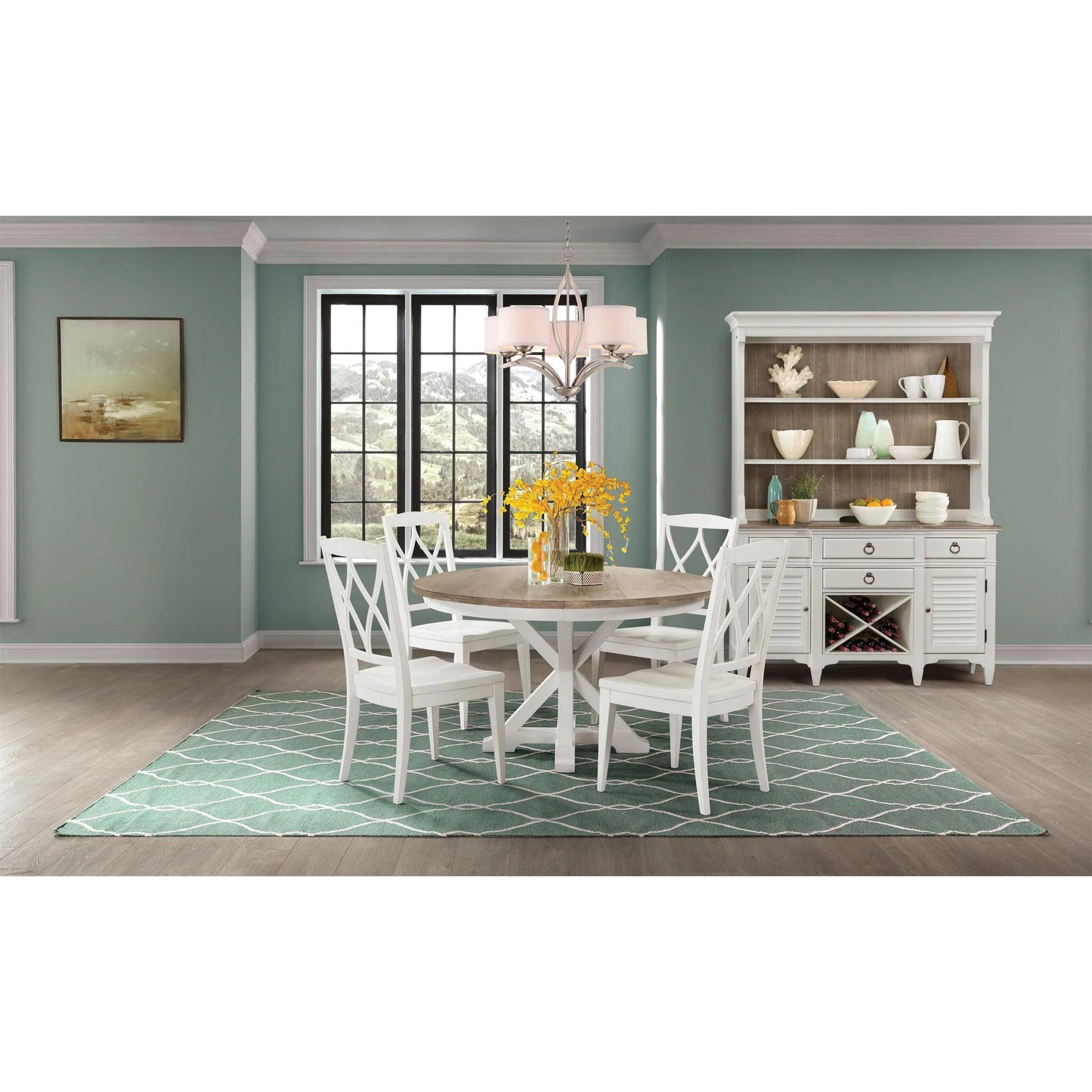 Riverside Myra Xx-bak Side Chair 2in — Paperwhite Riverside Furniture Dining