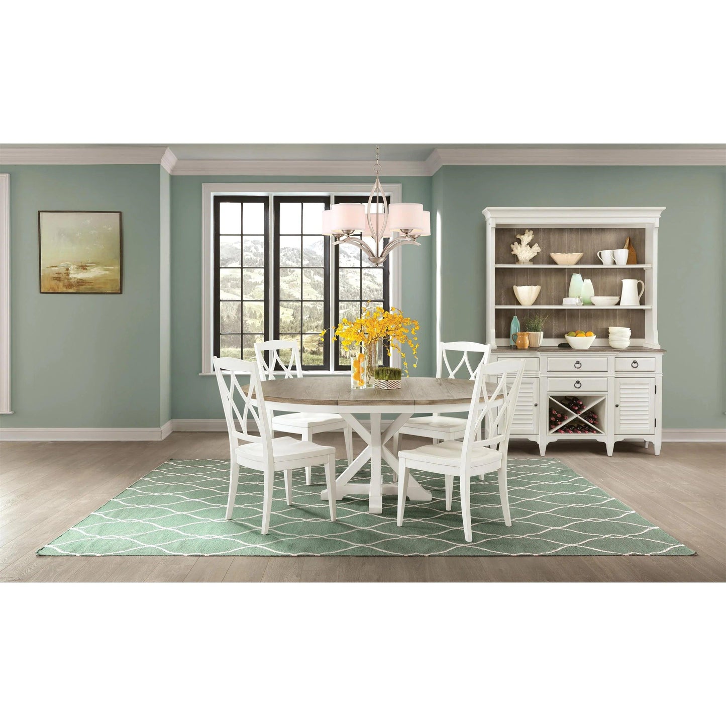 Riverside Myra Xx-bak Side Chair 2in — Paperwhite Riverside Furniture Dining