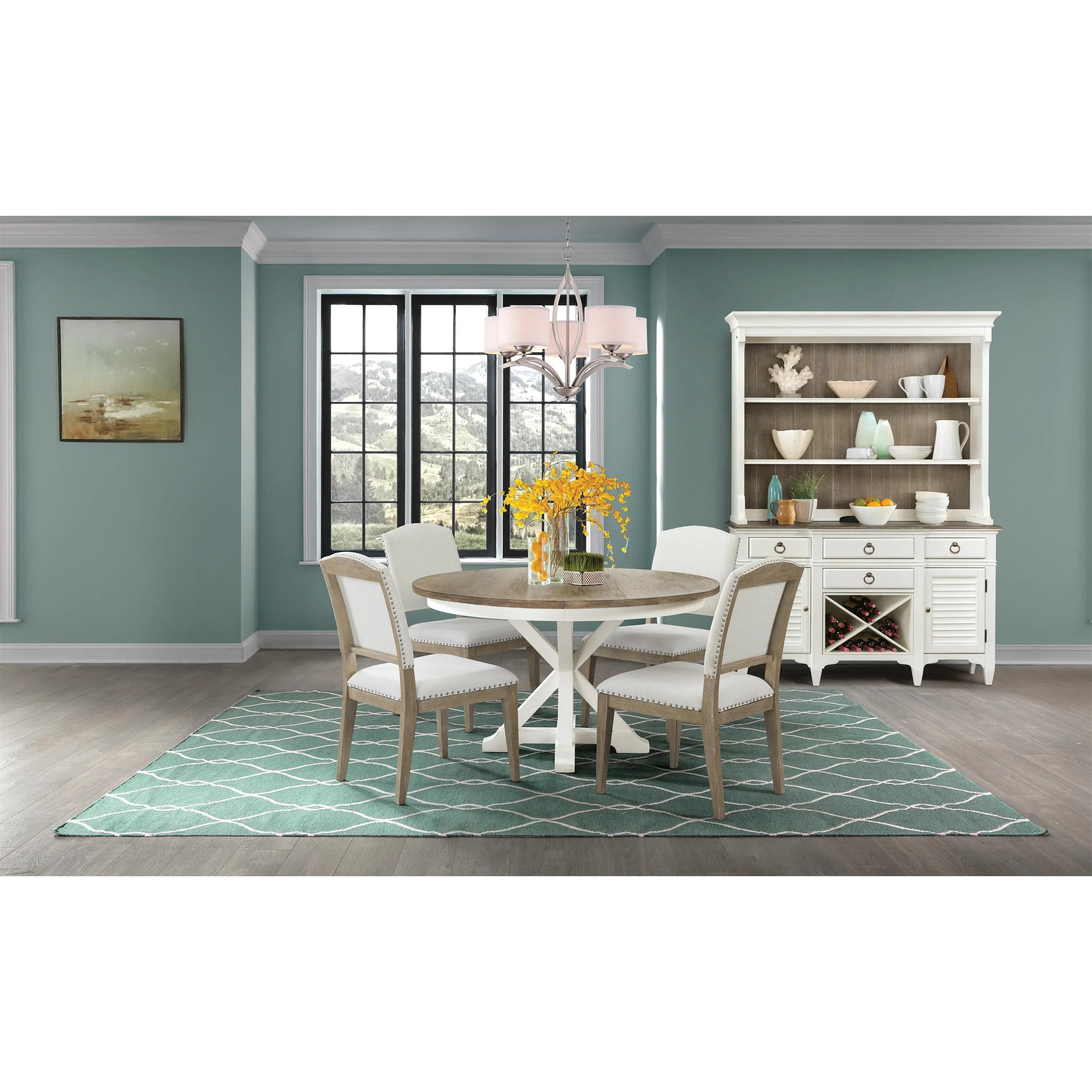 Myra Round Dining Table-base Riverside Furniture Dining