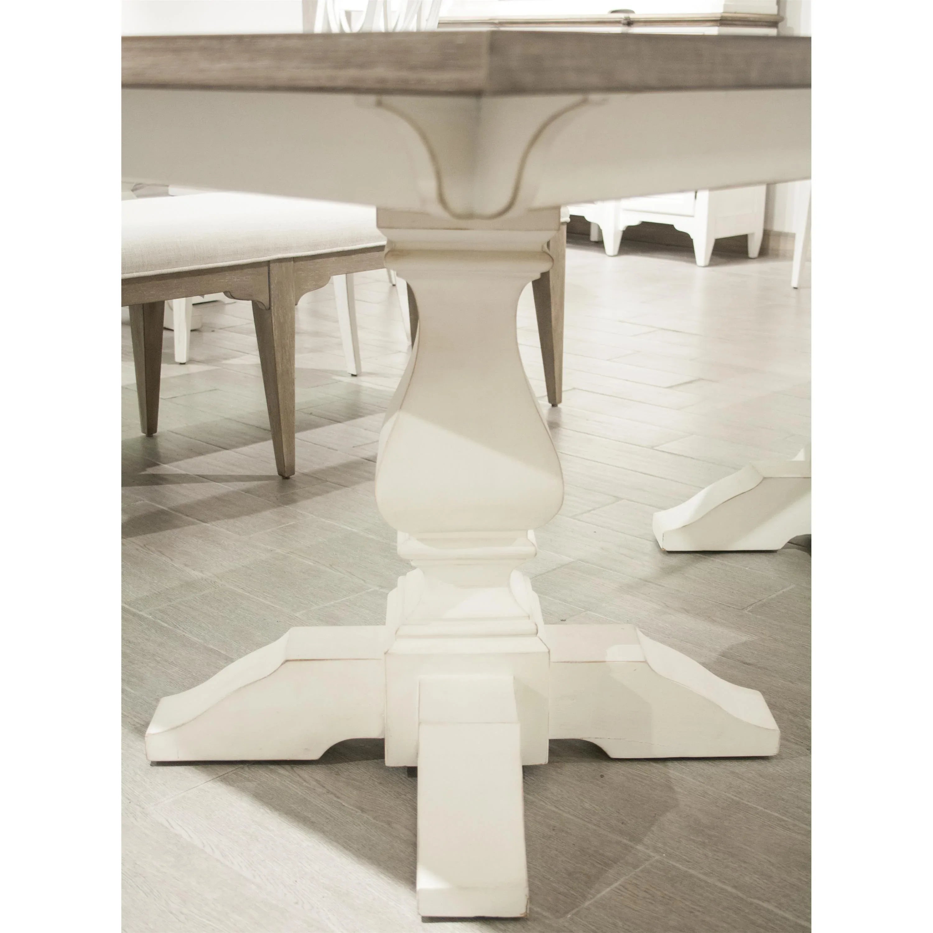 Myra Double Ped Din Tbl-base Riverside Furniture Dining