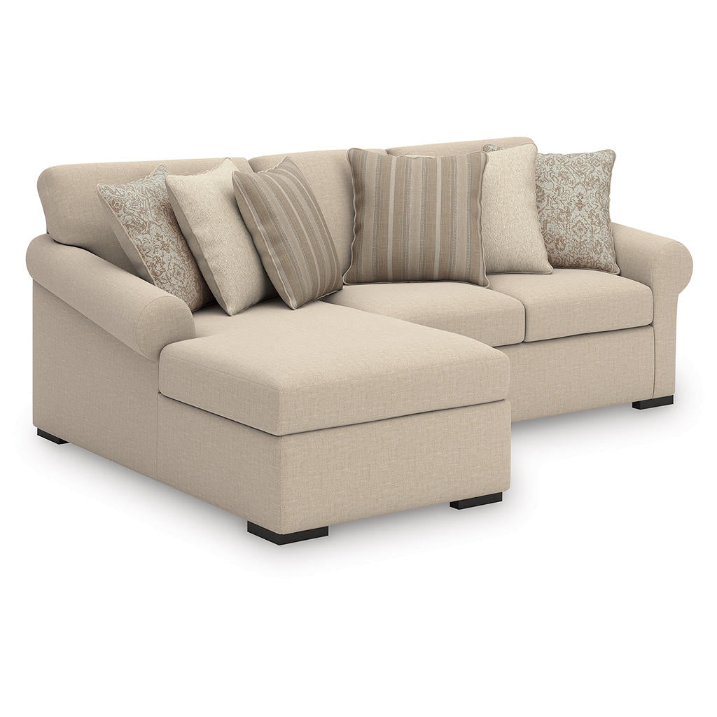 LadyMae 2-Piece Sectional with Chaise Benchcraft® Living Room