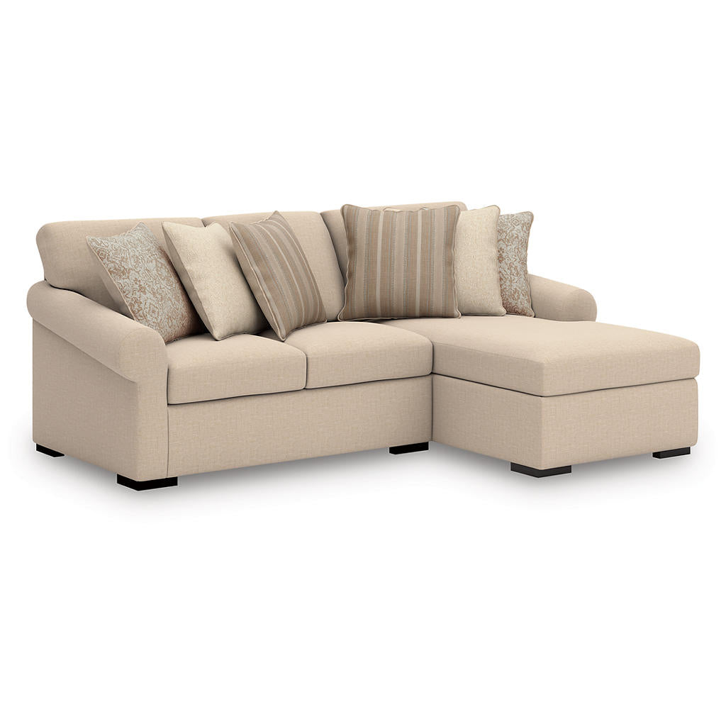 LadyMae 2-Piece Sectional with Chaise Benchcraft® Living Room