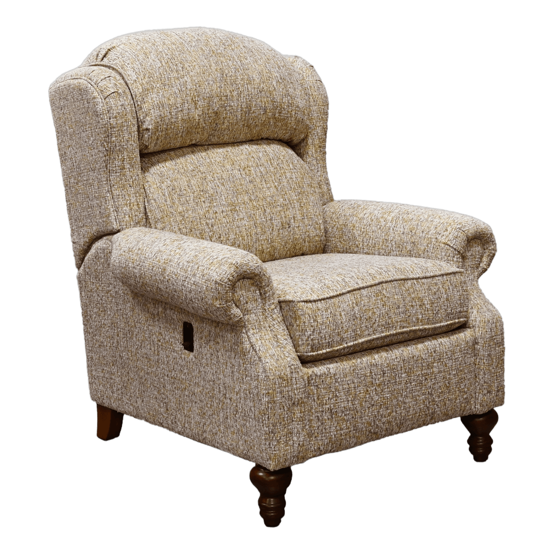England Della Tilt Back Chair with Nailhead — Tailored Recline England Accent Chair