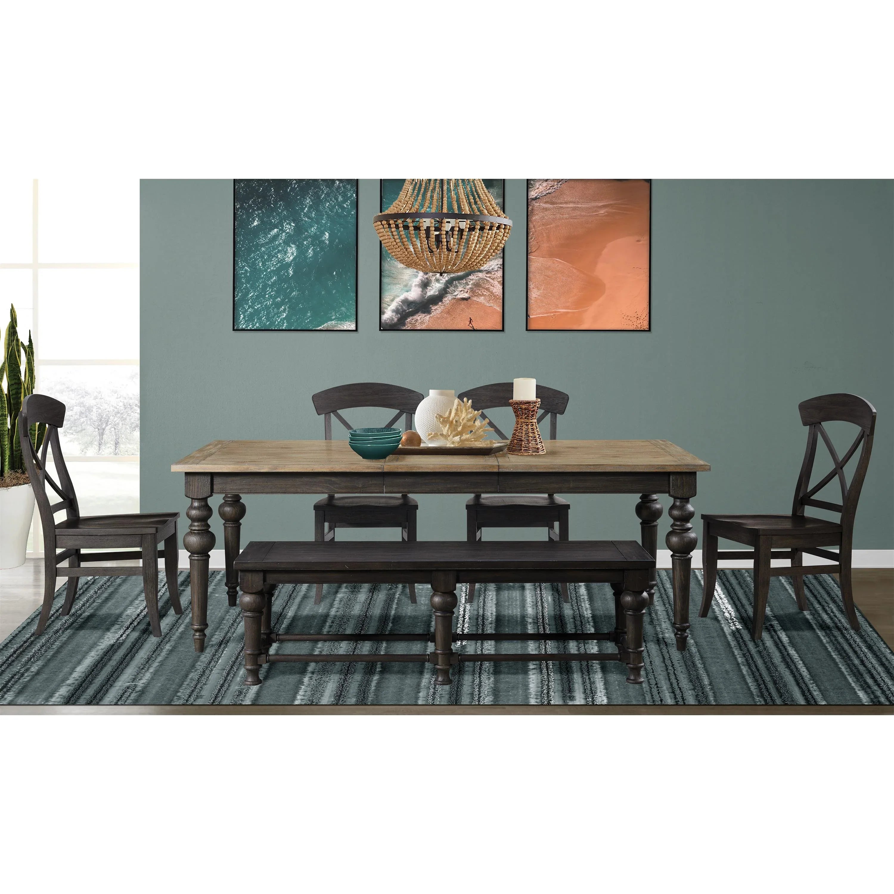 Harper Dining Bench 1in Riverside Furniture Dining