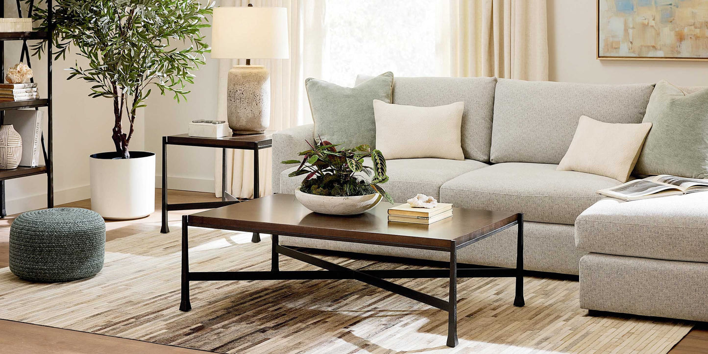 Winchester Rectangle Cocktail Table Bassett