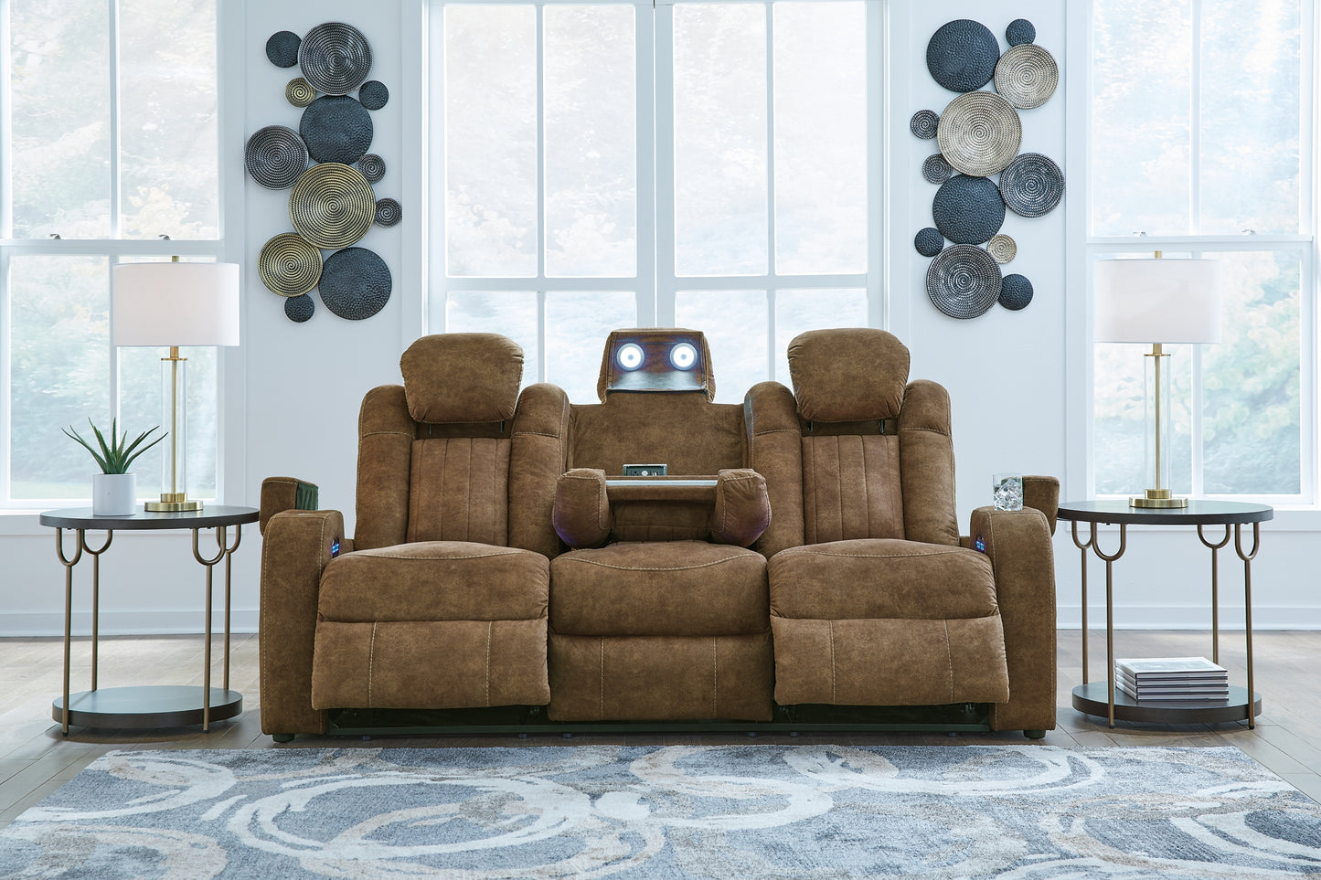 Wolfridge Power Reclining Sofa, Loveseat and Recliner