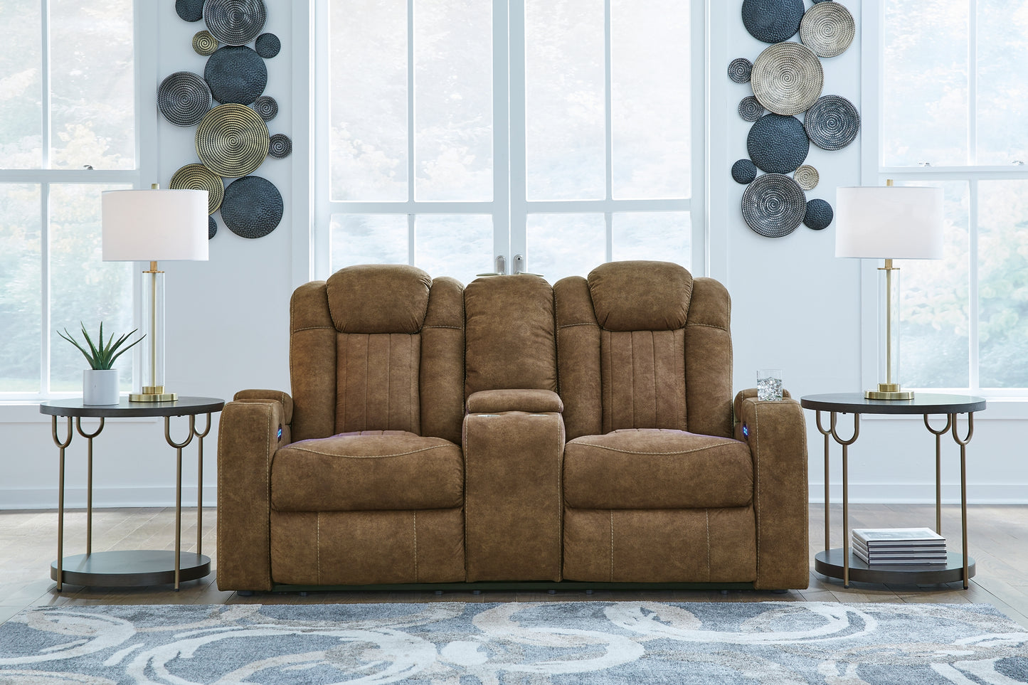 Wolfridge Power Reclining Sofa, Loveseat and Recliner
