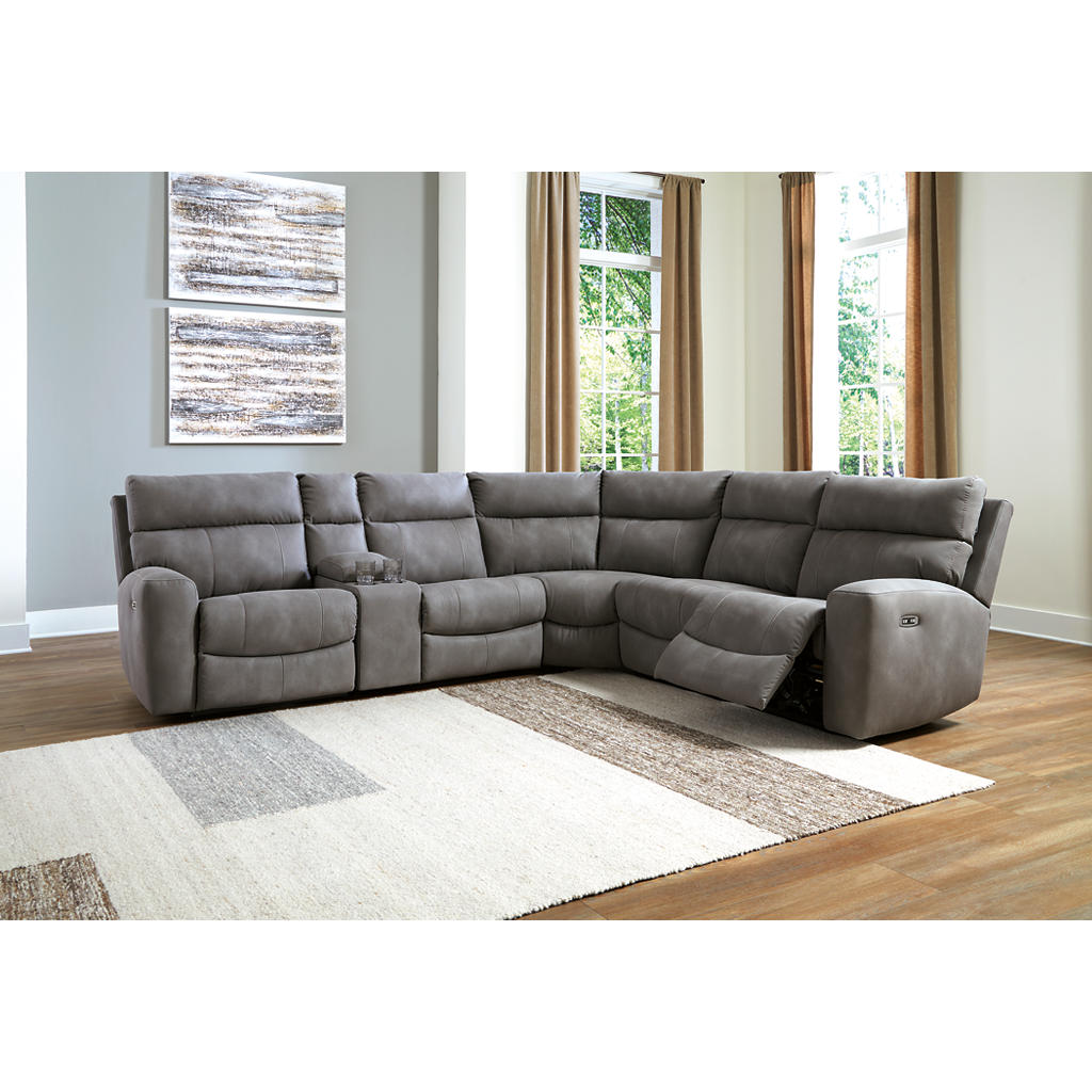 Next-Gen DuraPella 6-Piece Power Reclining Sectional Signature Design by Ashley® Living Room