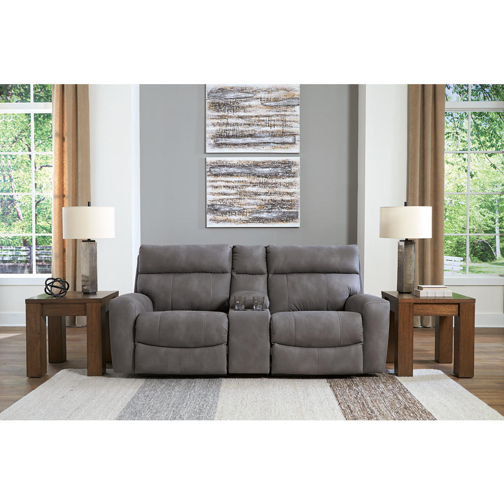 Next-Gen DuraPella 3-Piece Power Reclining Sectional Loveseat with Console Signature Design by Ashley® Living Room
