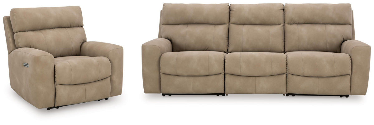 Performance-fabric sectional for a family living room, Kensington Furniture