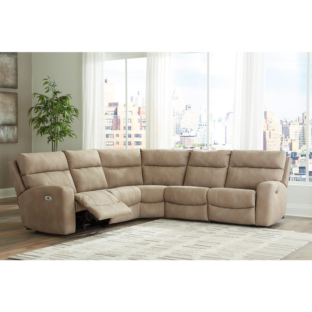 Next-Gen DuraPella 5-Piece Power Reclining Sectional Signature Design by Ashley® Living Room