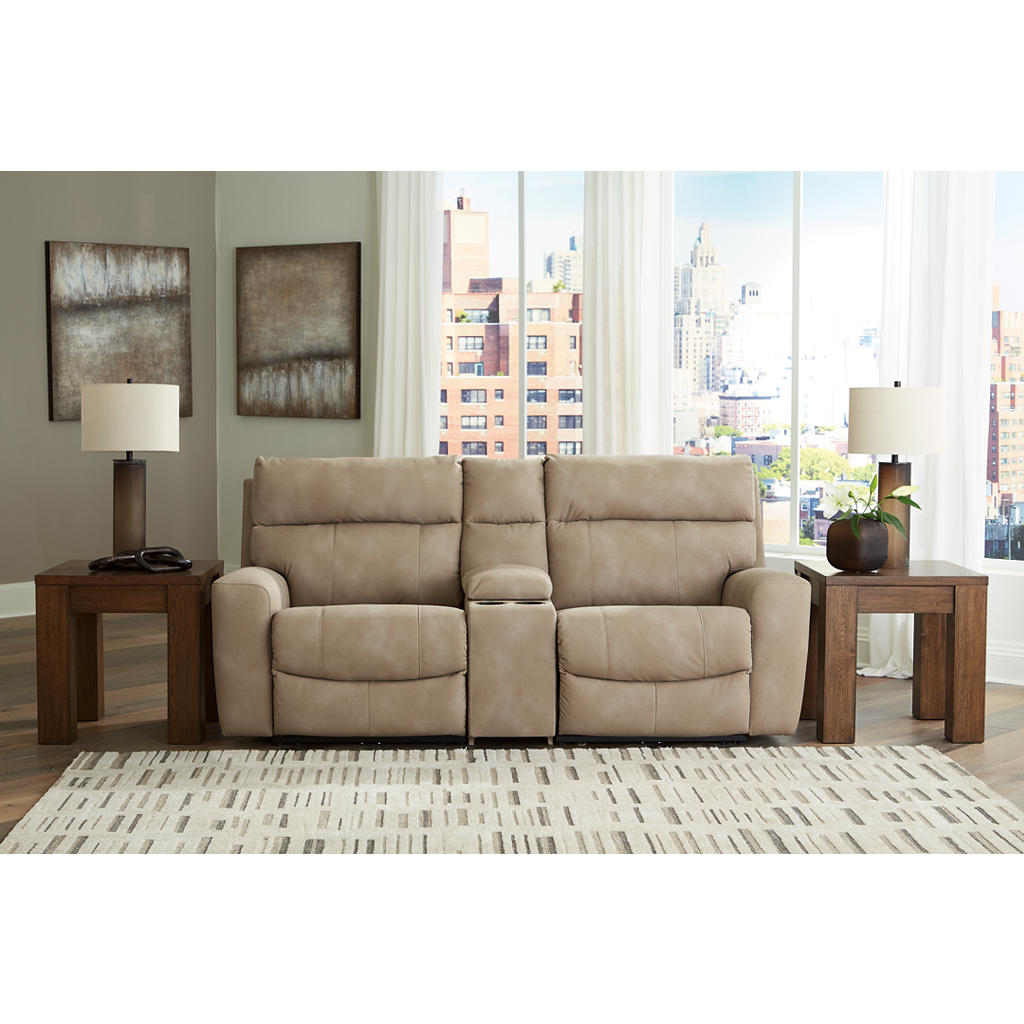 Next-Gen DuraPella 3-Piece Power Reclining Sectional Loveseat with Console Signature Design by Ashley® Living Room
