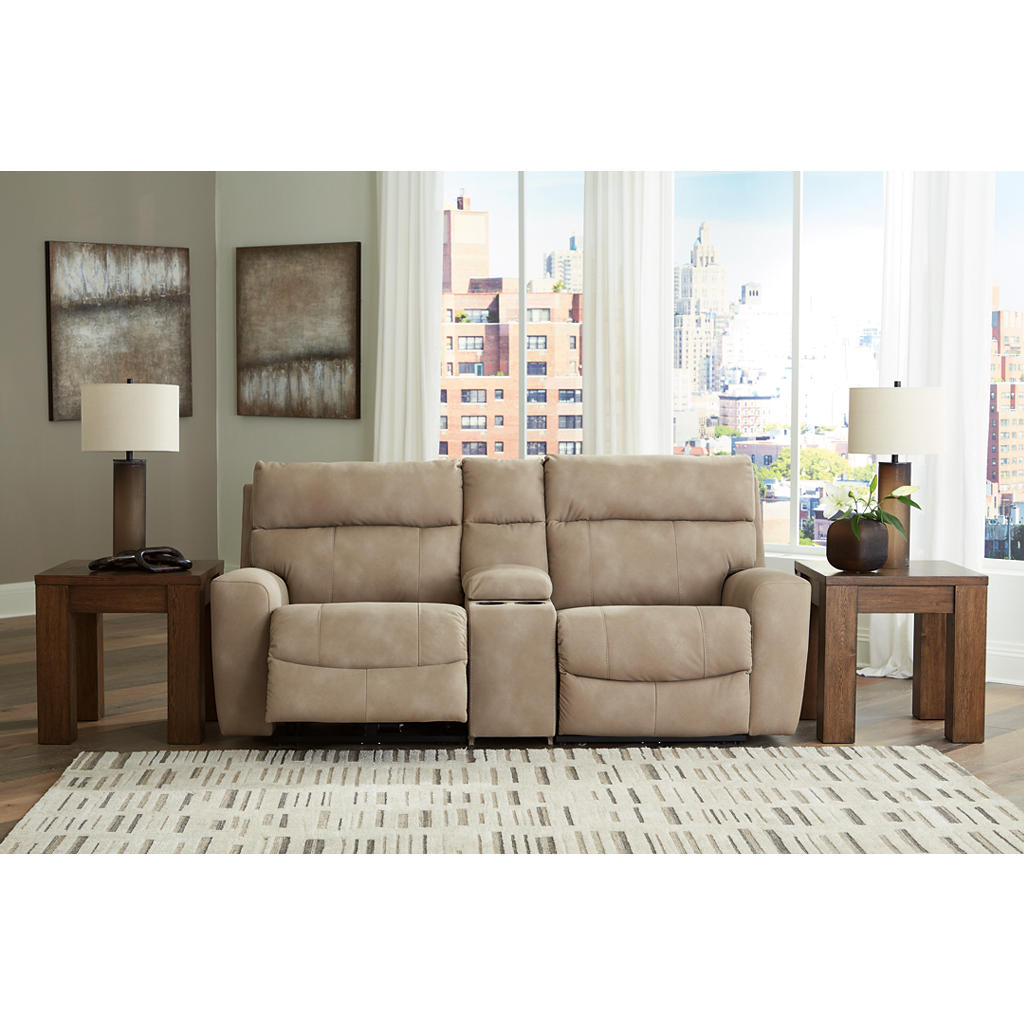 Next-Gen DuraPella 3-Piece Power Reclining Sectional Loveseat with Console Signature Design by Ashley® Living Room