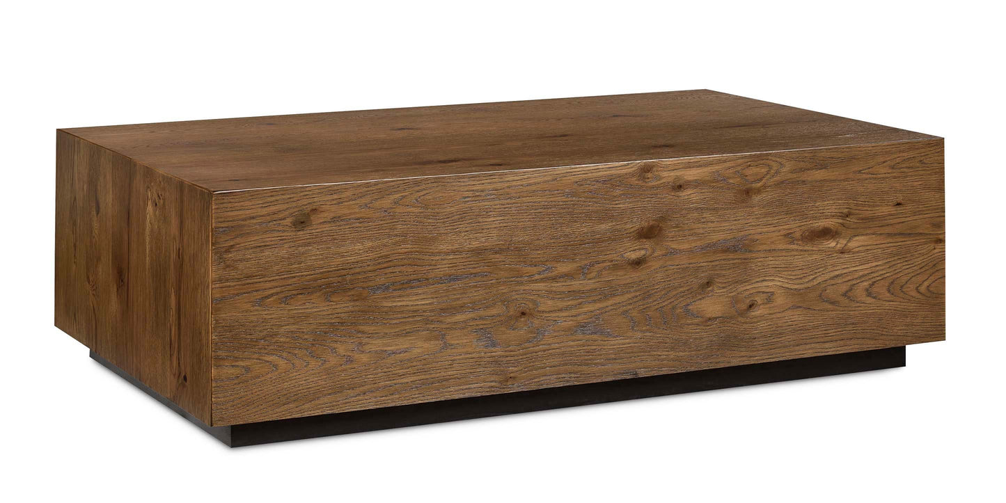 Bassett Cascade Oak Rectangular Coffee Table — Made to Order in the USA Bassett Coffee Table