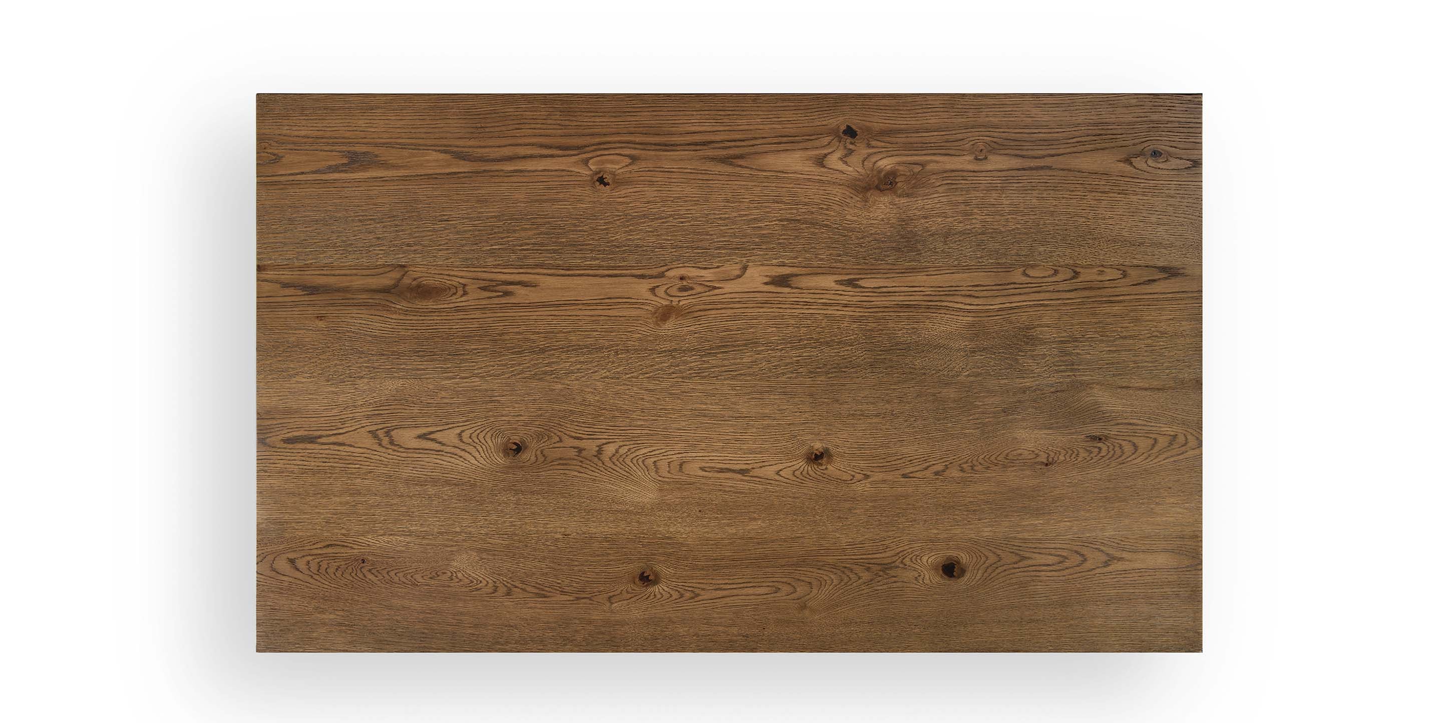 Bassett Cascade Oak Rectangular Coffee Table with Casters — Made in USA Bassett Coffee Table