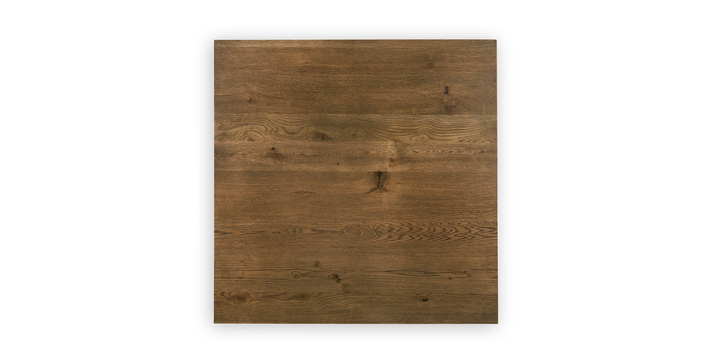 Bassett Cascade Oak Square Coffee Table with Casters — Made in the USA Bassett Coffee Table