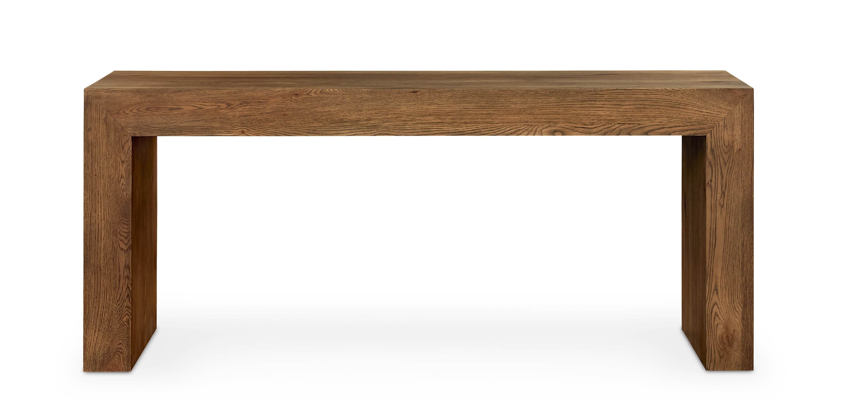 Bassett Cascade Oak Console Table — 70-Inch, Made in the USA Bassett Console Table