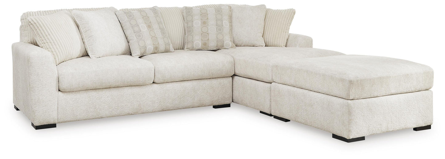 Chessington 2-Piece Sectional and Oversized Ottoman Signature Design by Ashley® Living Room