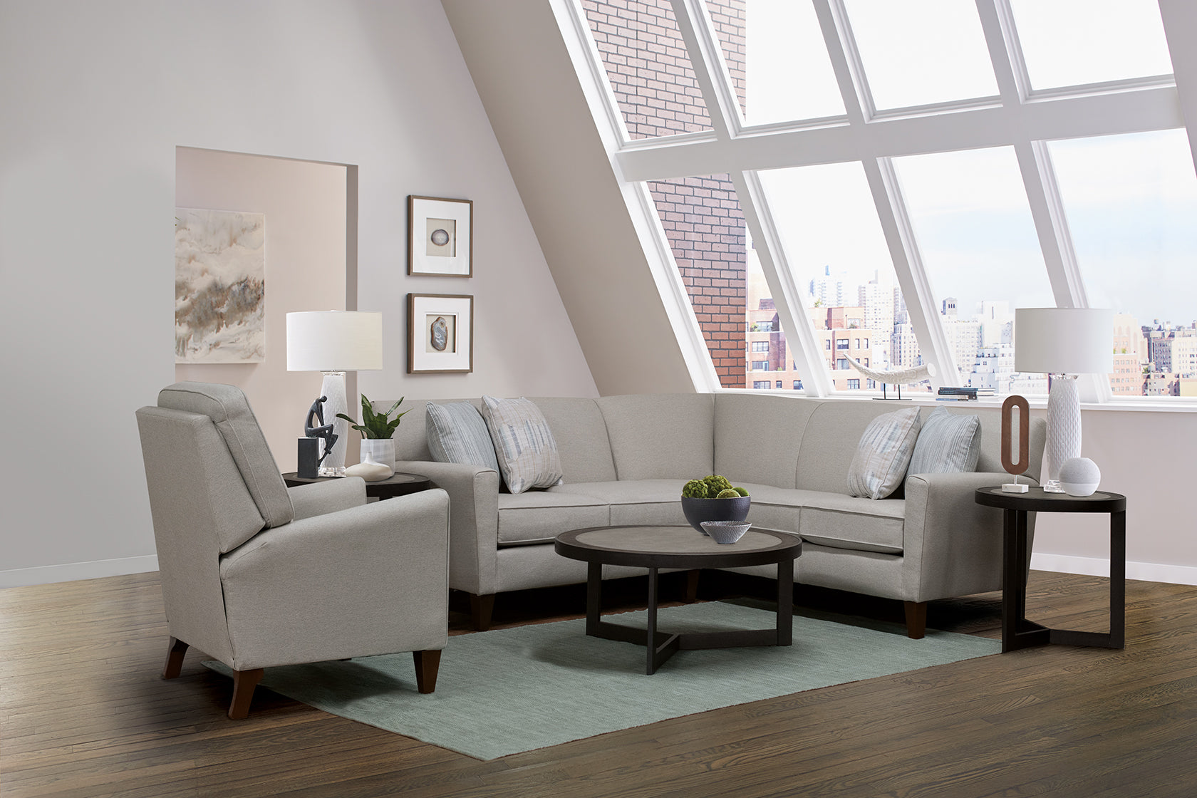 Collegedale Right Arm Facing Corner Sofa