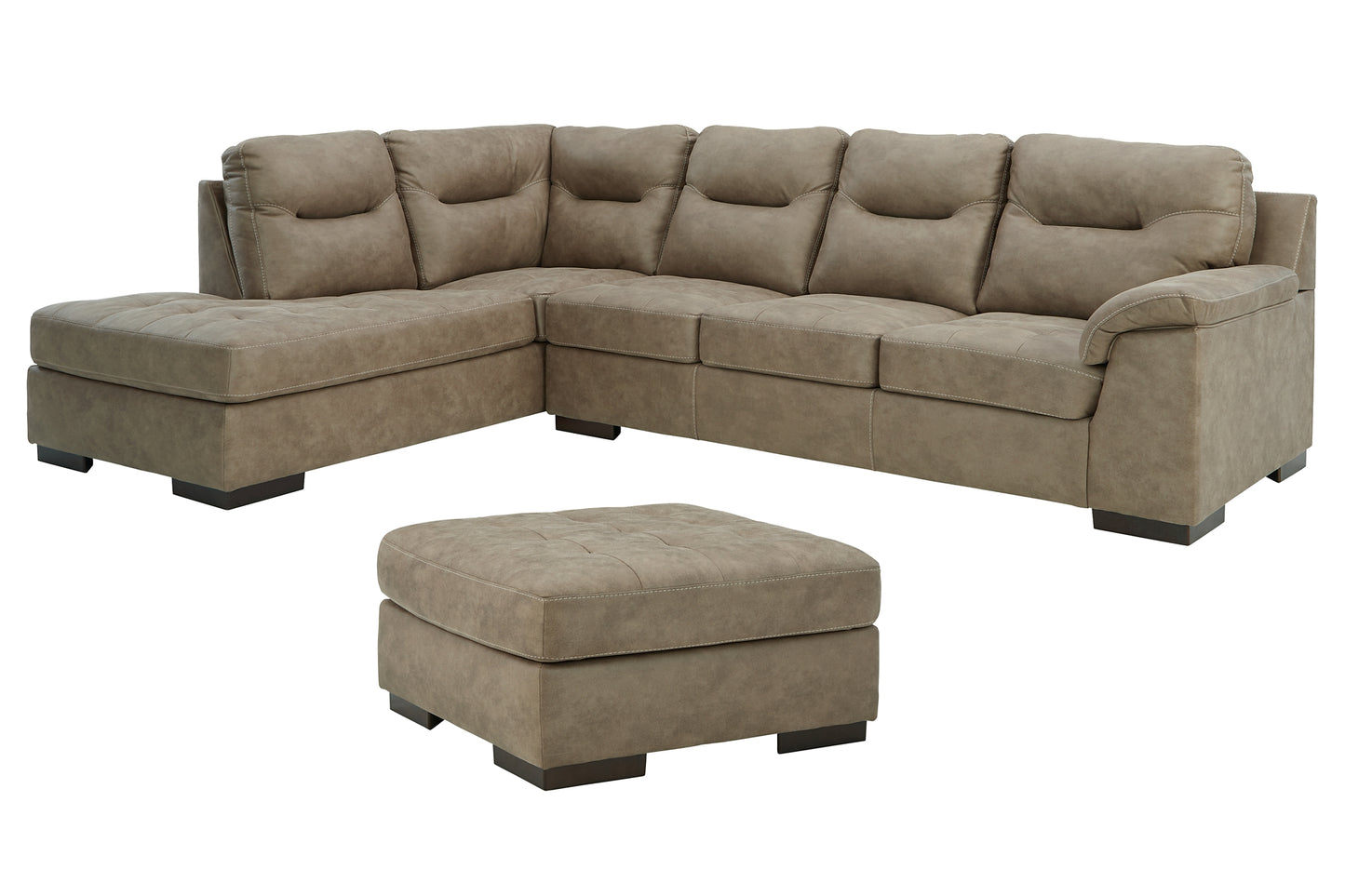 Maderla 2-Piece Sectional with Ottoman