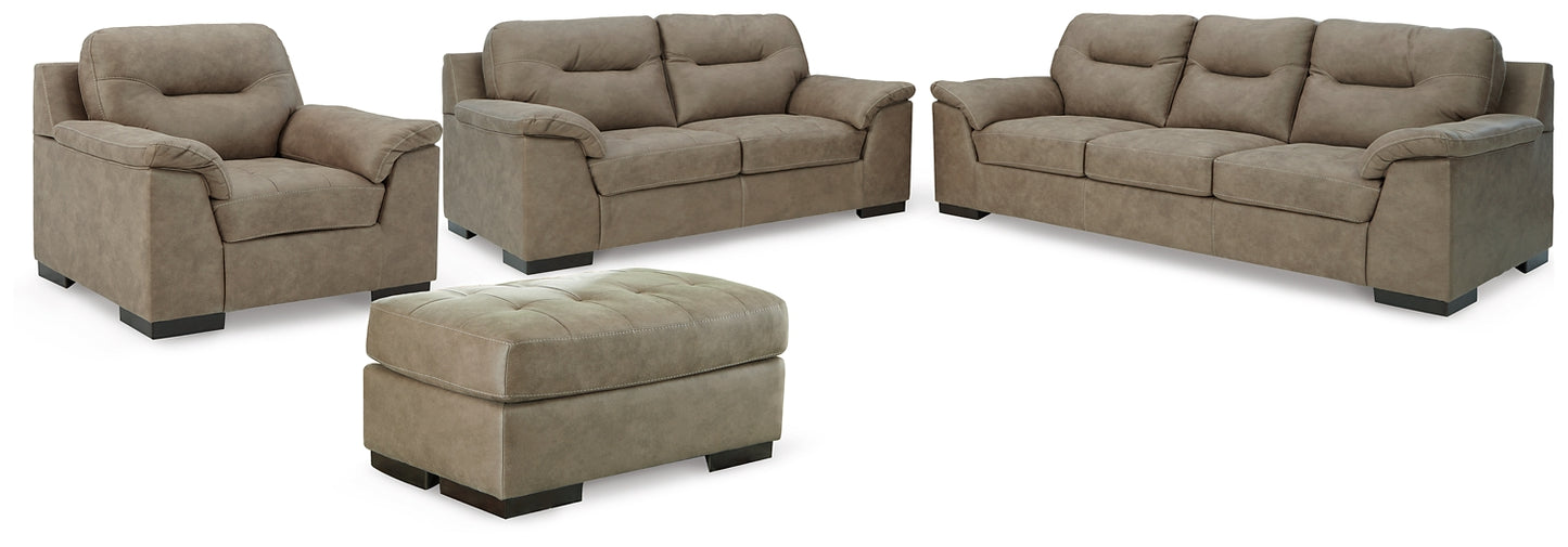 Maderla Sofa, Loveseat, Chair and Ottoman