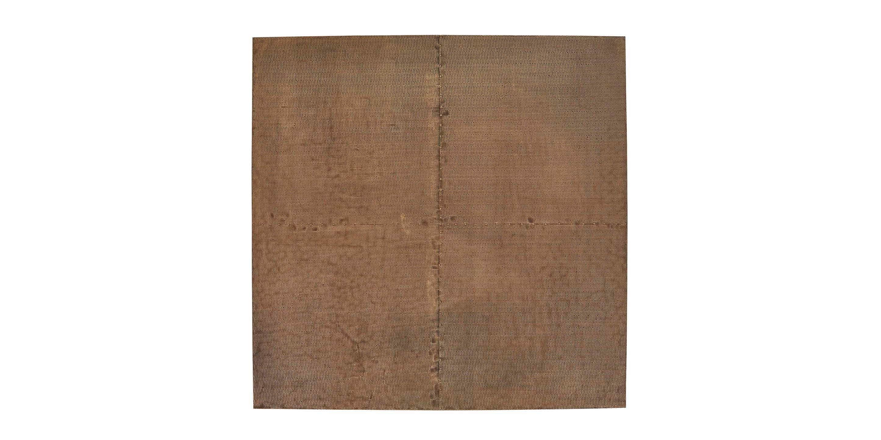 Bassett Vansant Lamp Table — Hand-Applied Brass Cladding Bassett End Table