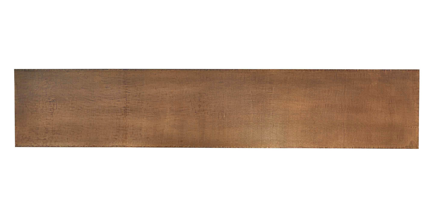 Bassett Vansant Console Table — Brass Cladding, 72 Inches Bassett Console Table