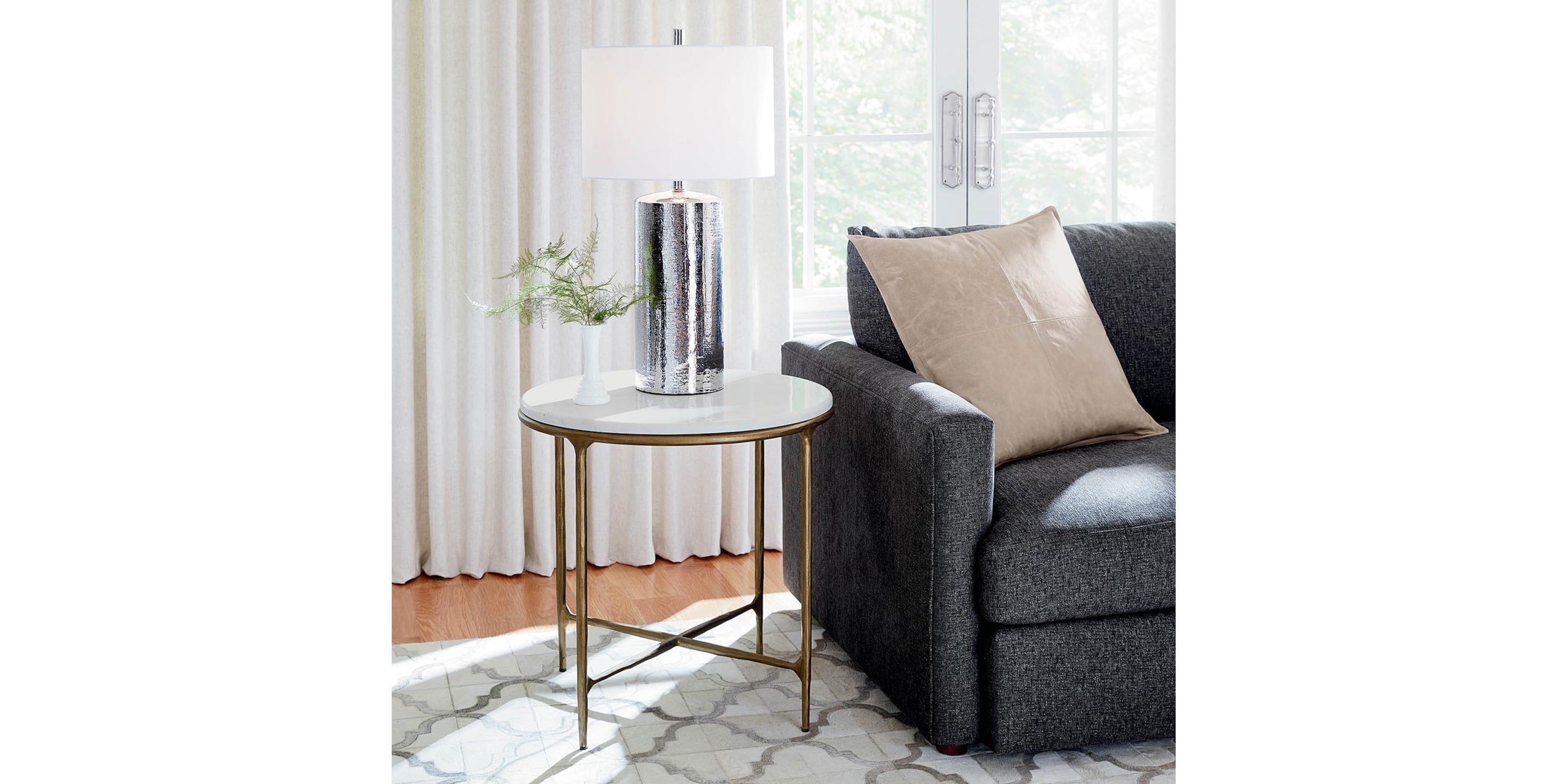 Keswick Round End Table Bassett