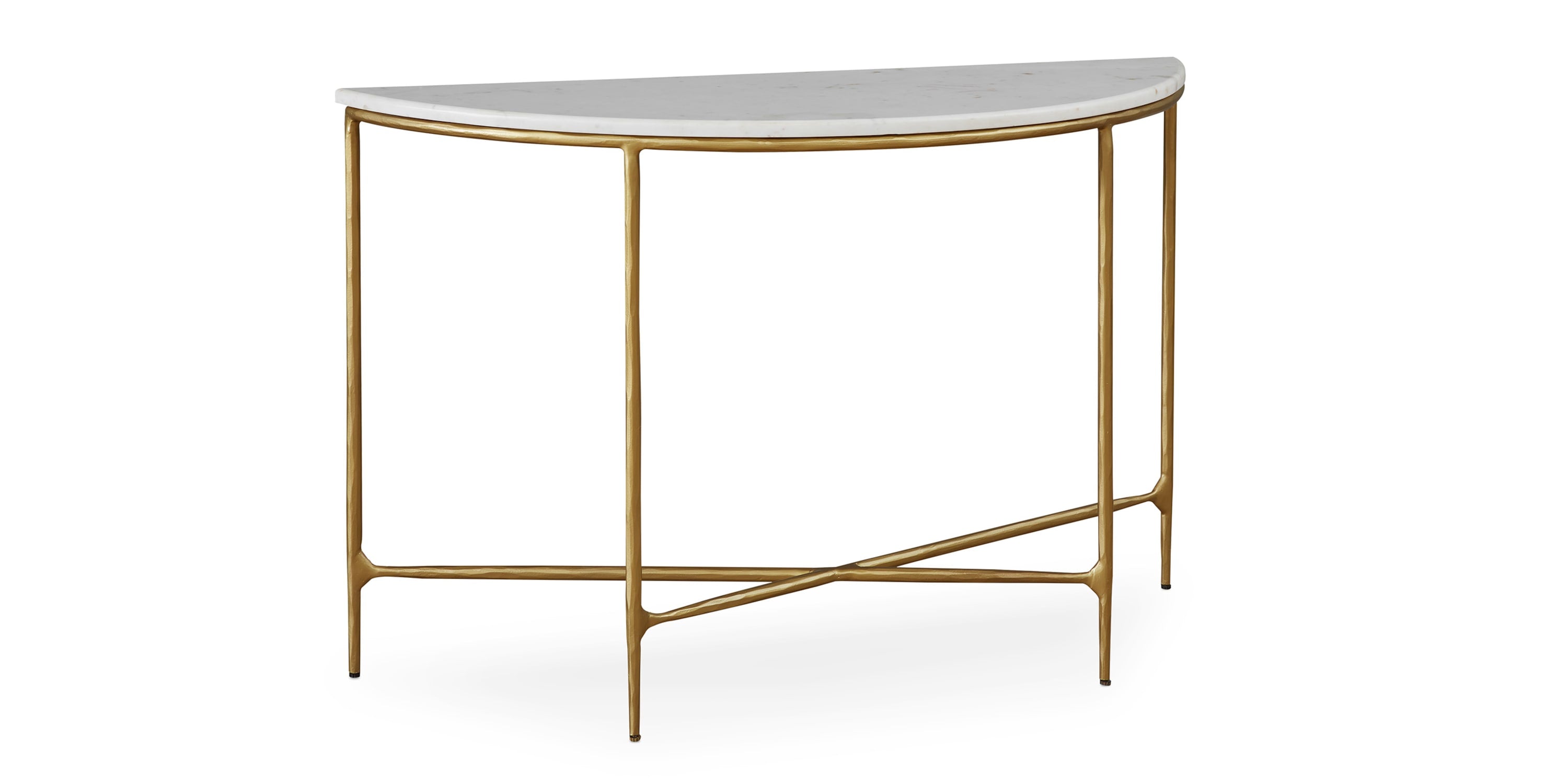 Keswick Demilune Console Table Bassett