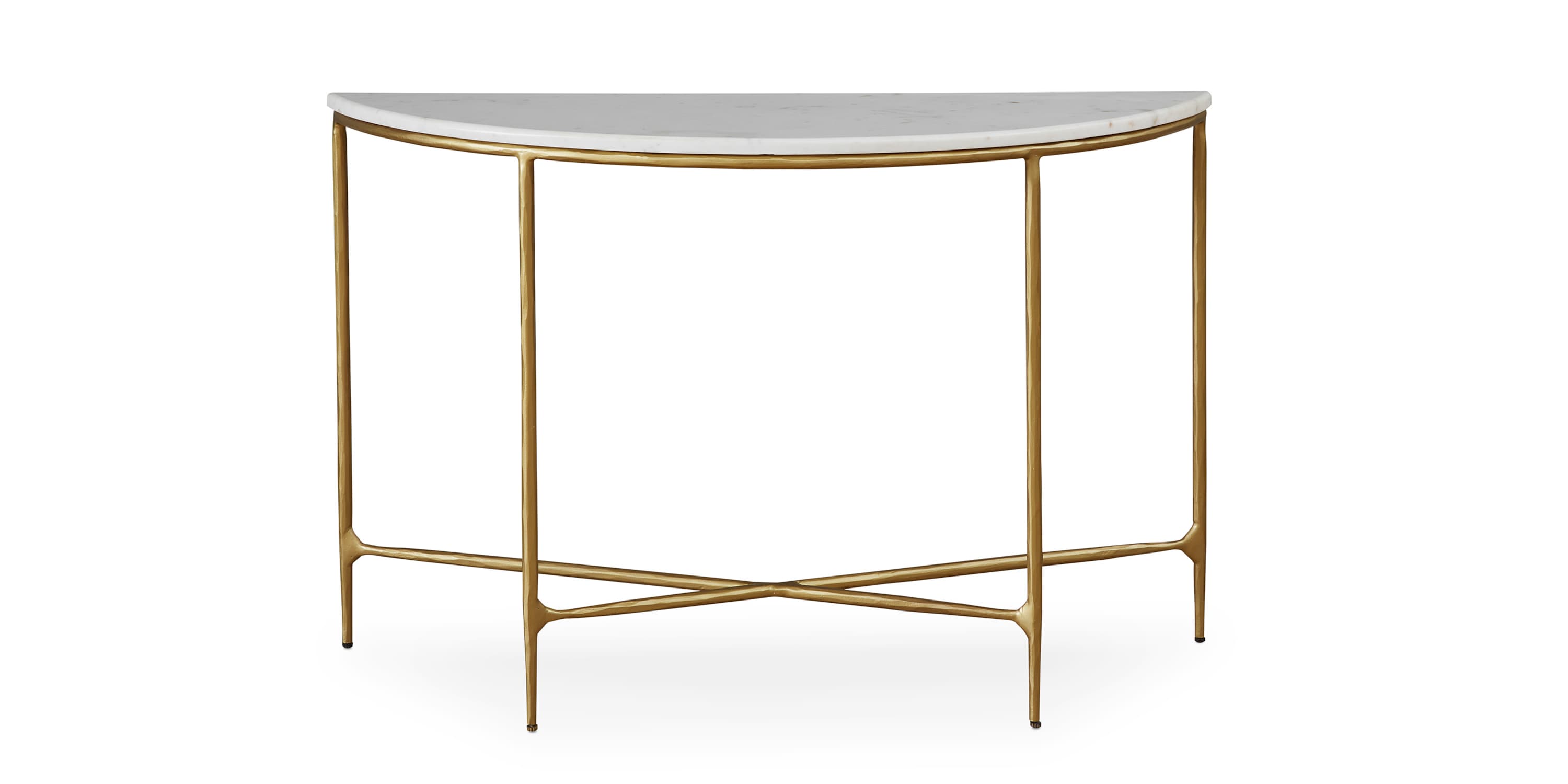 Keswick Demilune Console Table Bassett
