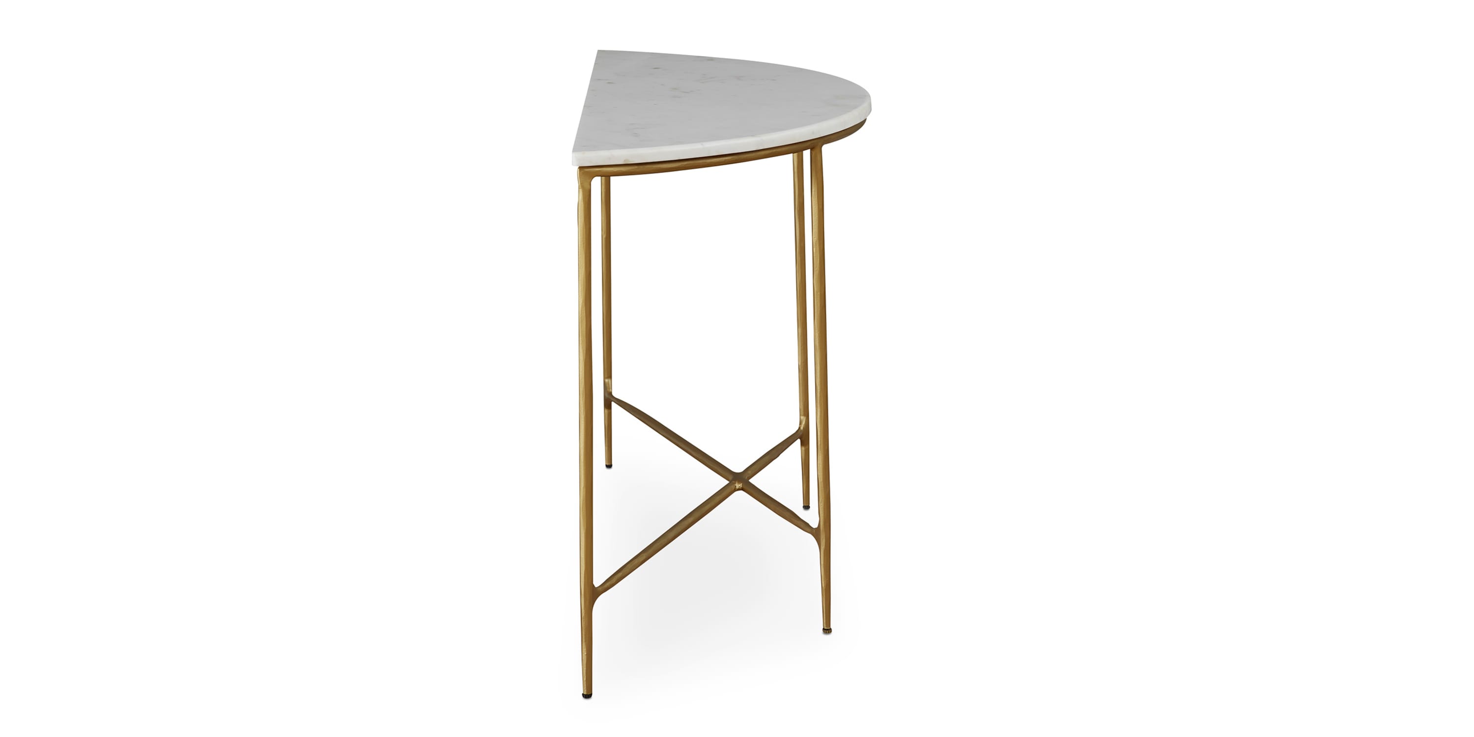 Keswick Demilune Console Table Bassett
