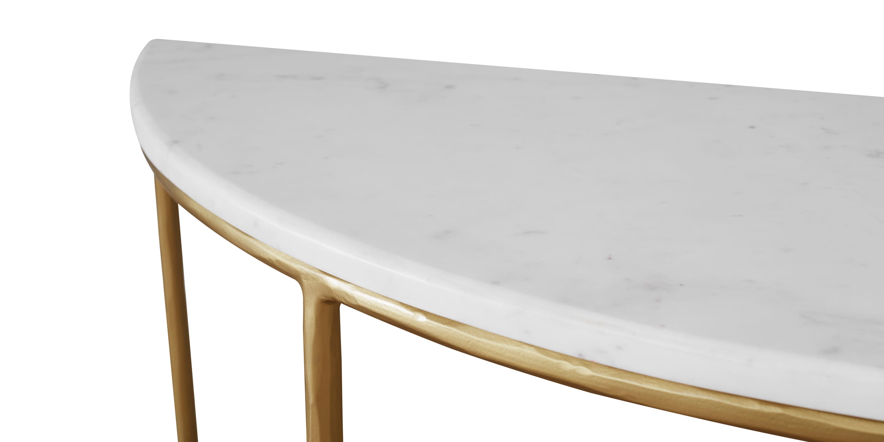 Keswick Demilune Console Table Bassett