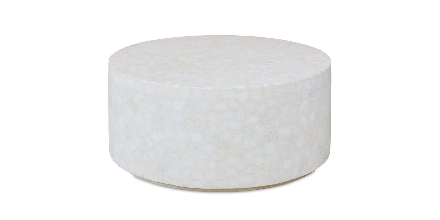 Corsica Indoor + Outdoor Round Cocktail Table Bassett