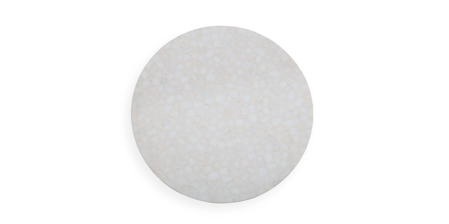 Corsica Indoor + Outdoor Round Cocktail Table Bassett