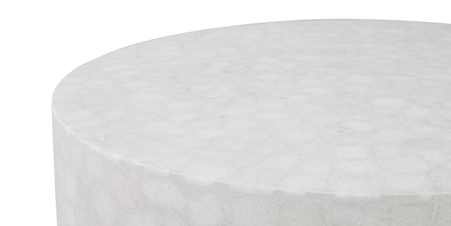 Corsica Indoor + Outdoor Round Cocktail Table Bassett