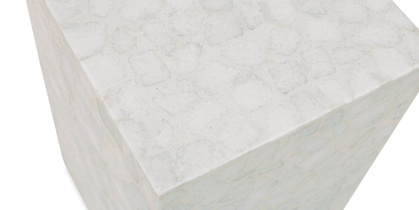 Corsica Indoor + Outdoor Side Table Bassett
