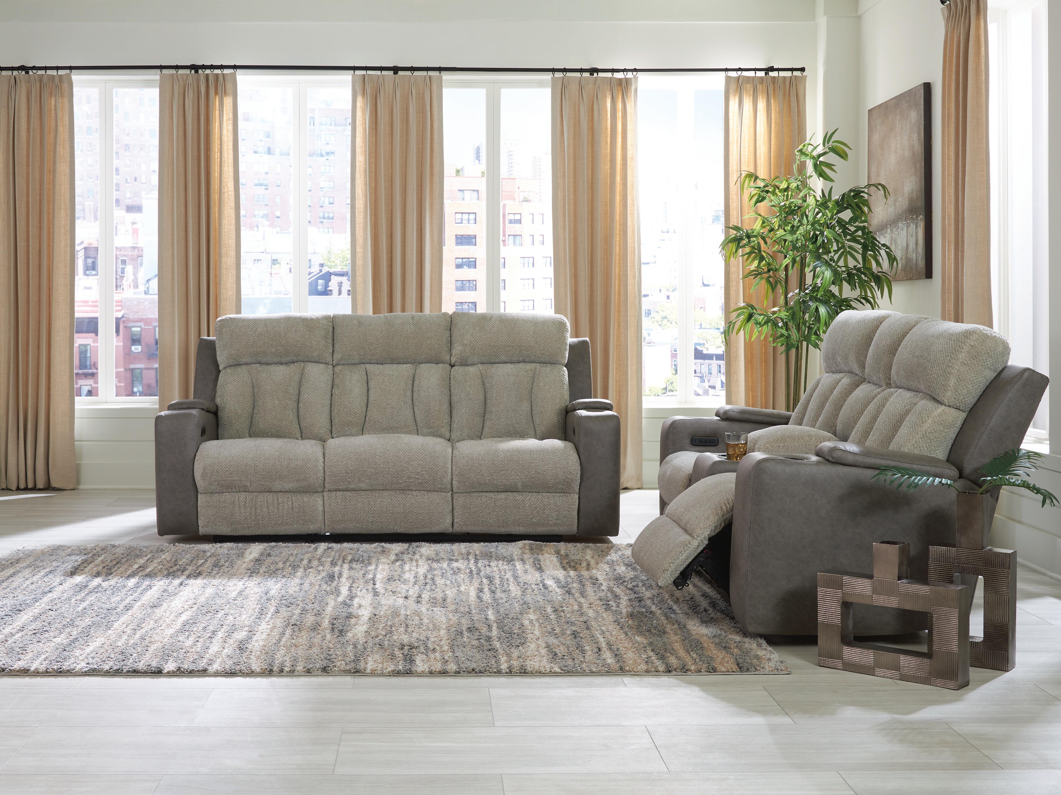 Branthorpe Power Reclining Sofa and Loveseat — 2-Piece Set Signature Design by Ashley® Living Room