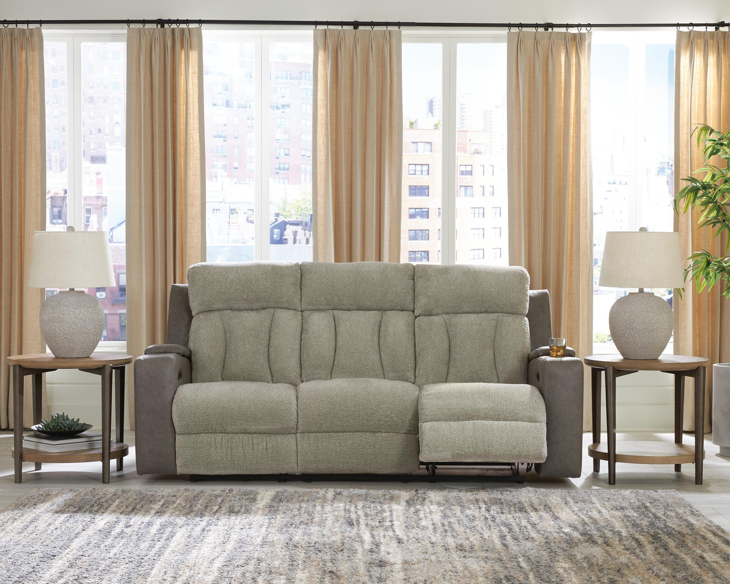 Branthorpe Power Reclining Sofa and Loveseat — 2-Piece Set Signature Design by Ashley® Living Room