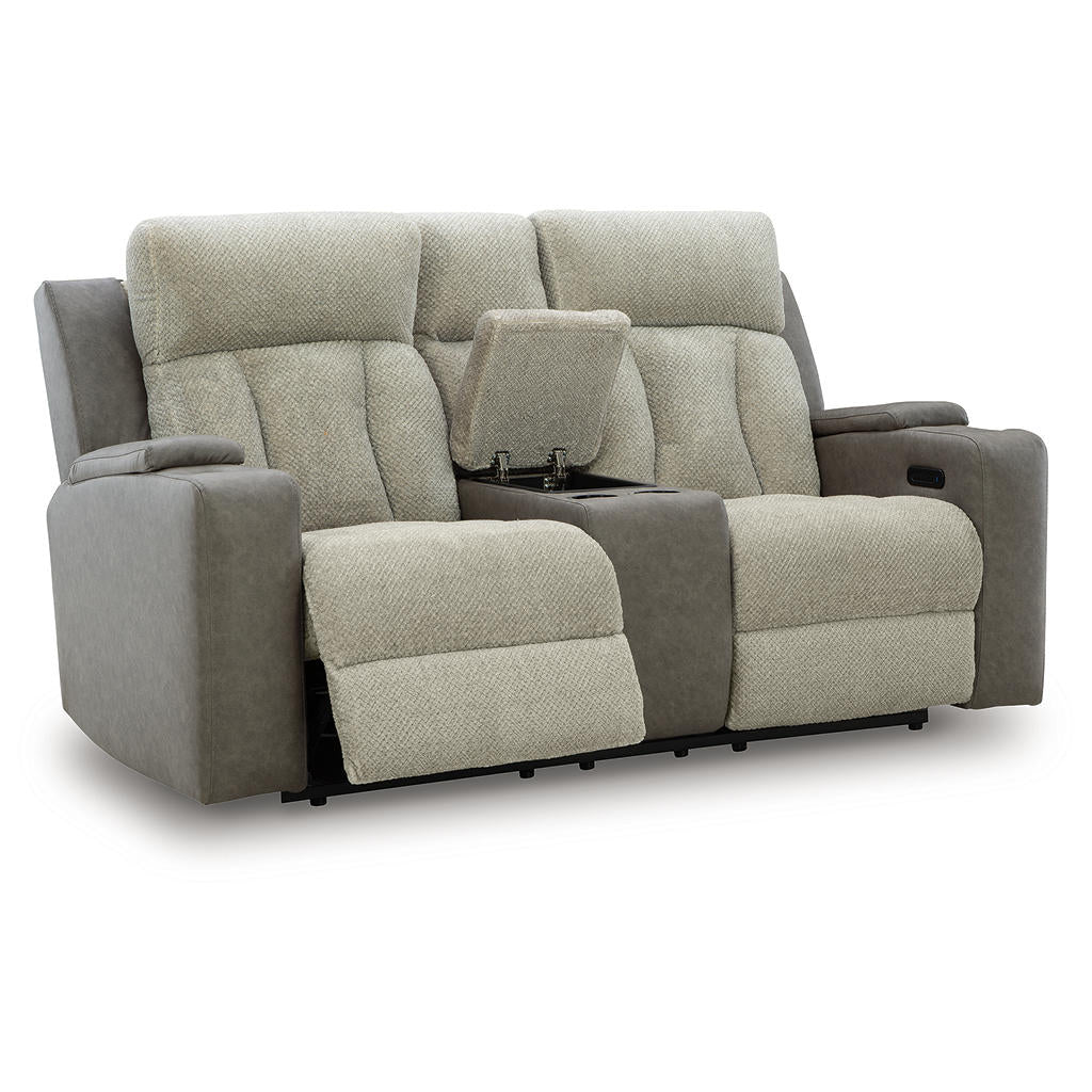 WhipLash Power Reclining Loveseat with Console Signature Design by Ashley® Living Room