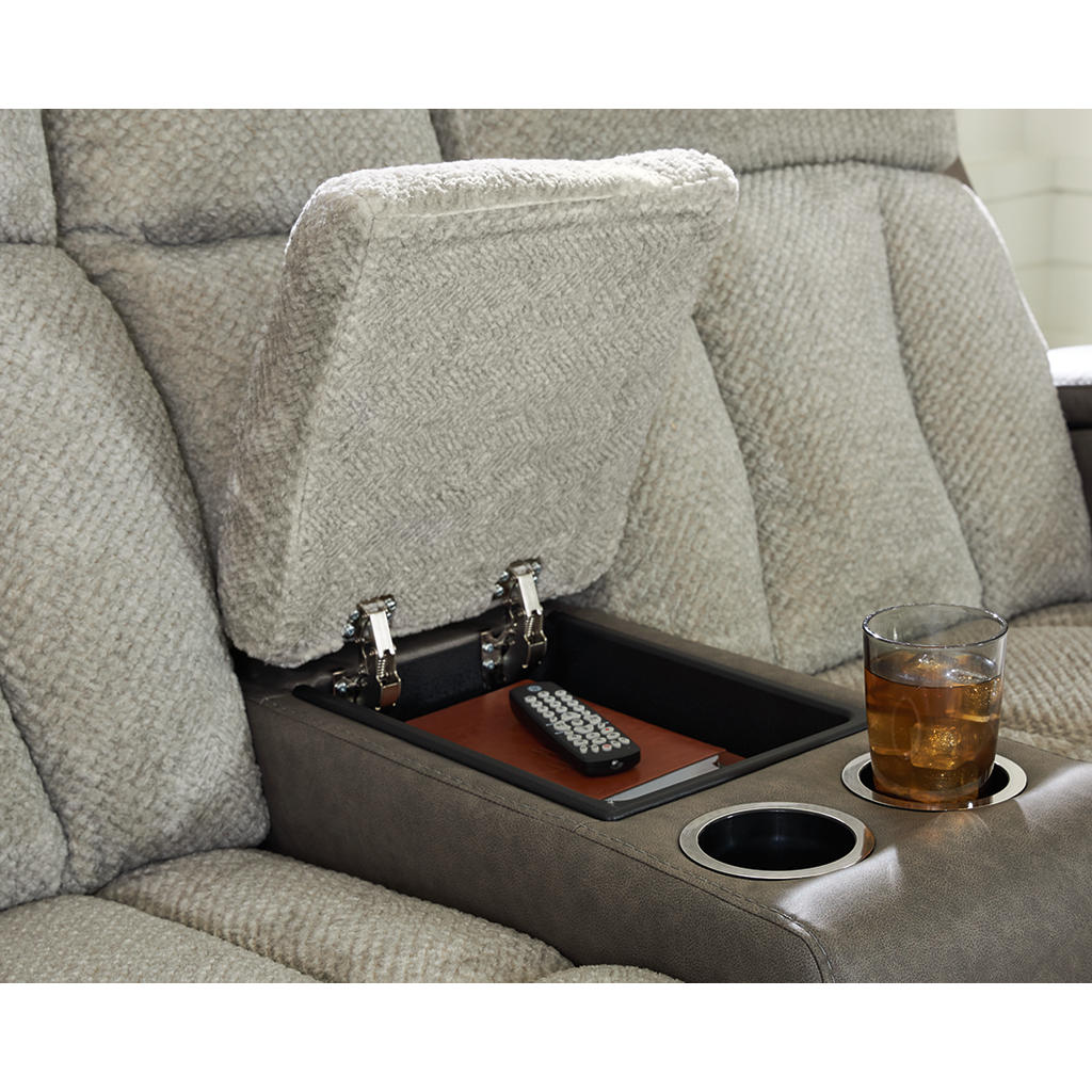 WhipLash Power Reclining Loveseat with Console Signature Design by Ashley® Living Room