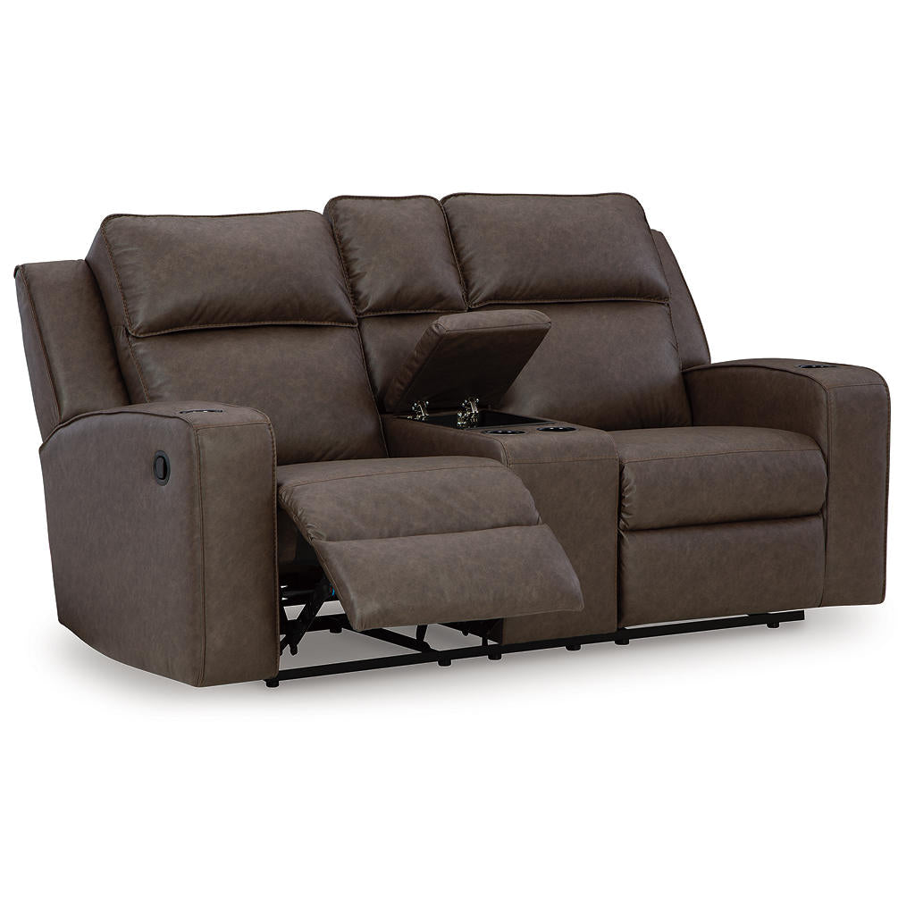 Lavenhorne Reclining Loveseat with Console Signature Design by Ashley® Living Room