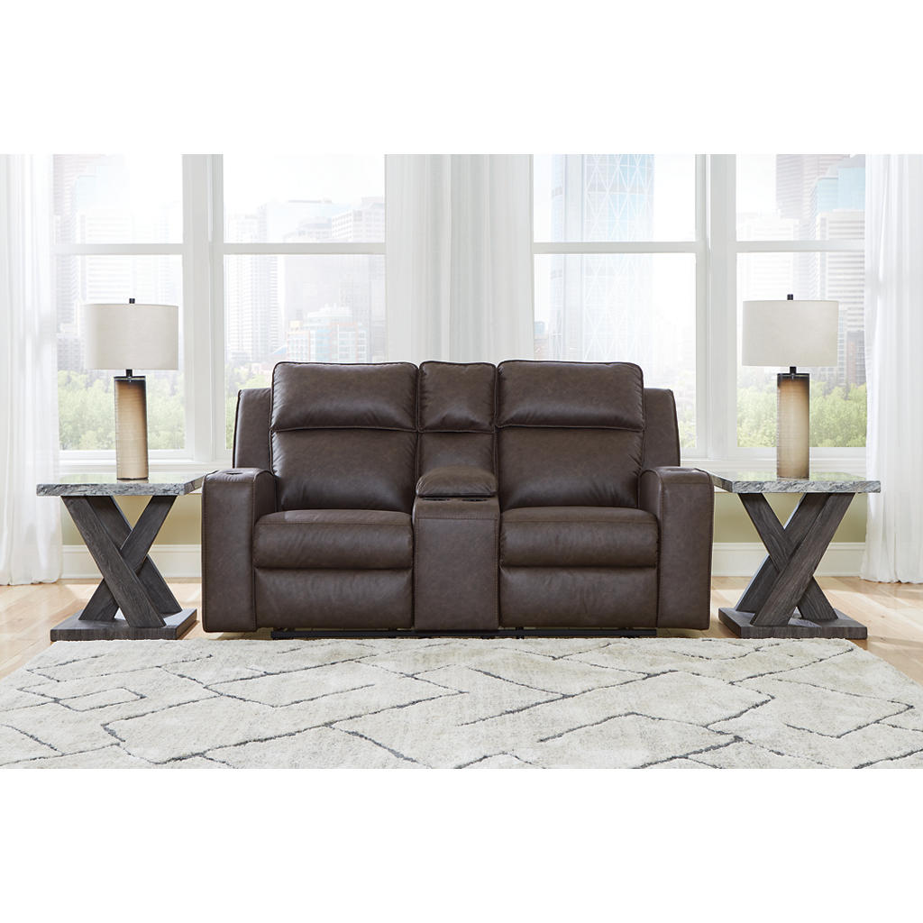 Lavenhorne Reclining Loveseat with Console Signature Design by Ashley® Living Room