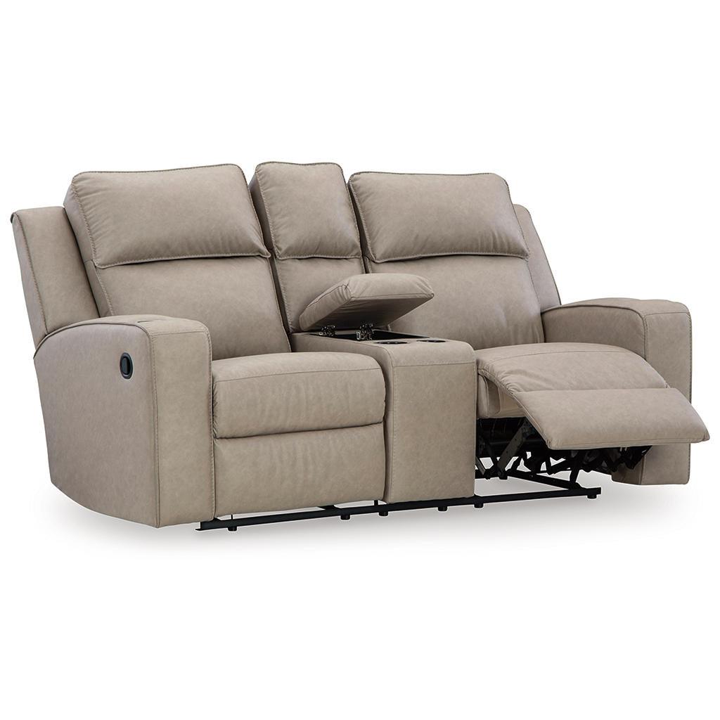 Lavenhorne Reclining Loveseat with Console — Pebble Signature Design by Ashley® Living Room