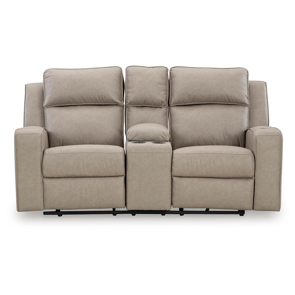 Lavenhorne Reclining Loveseat with Console — Pebble Signature Design by Ashley® Living Room