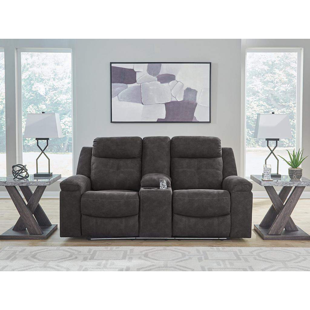 Brysonview Reclining Loveseat with Console Benchcraft® Living Room