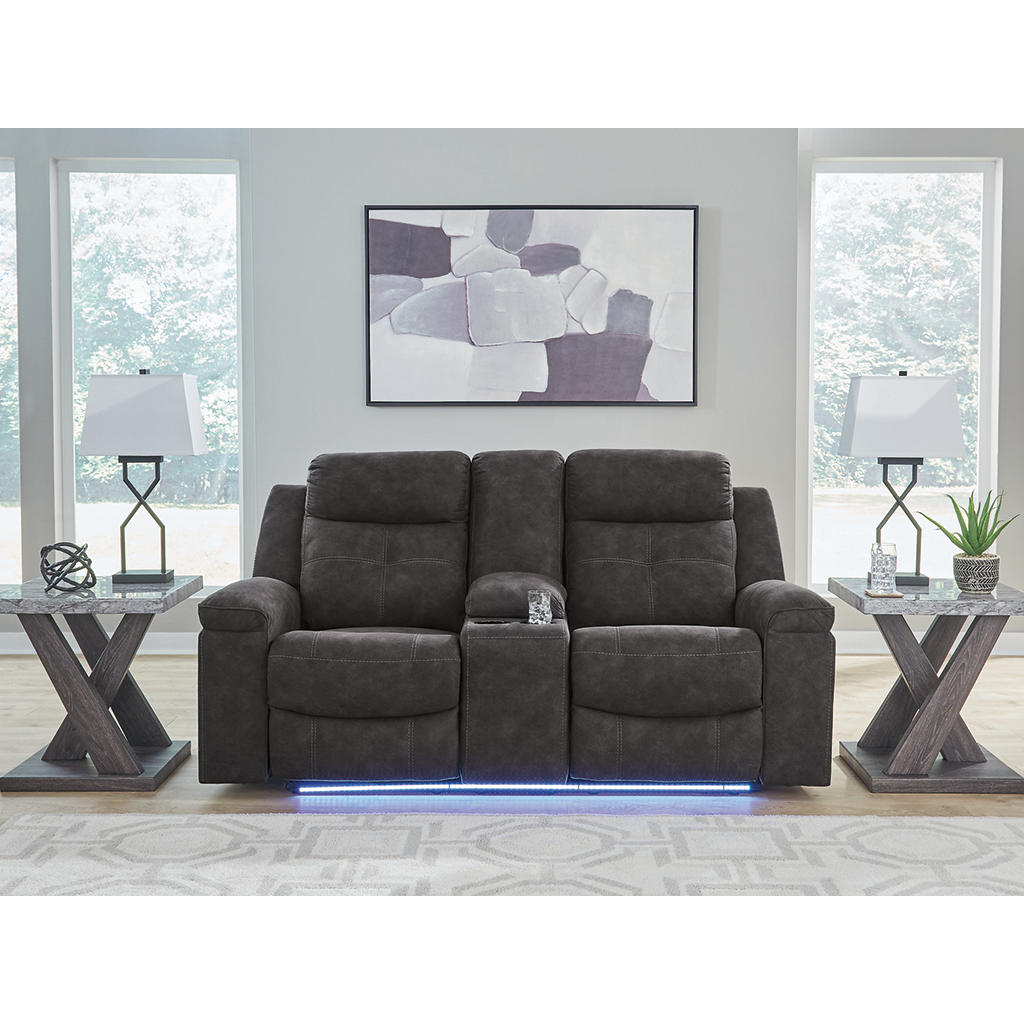 Brysonview Reclining Loveseat with Console Benchcraft® Living Room